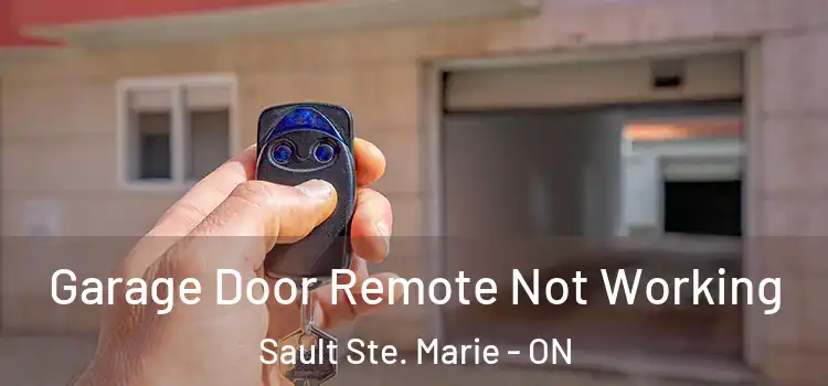  Garage Door Remote Not Working Sault Ste. Marie - ON