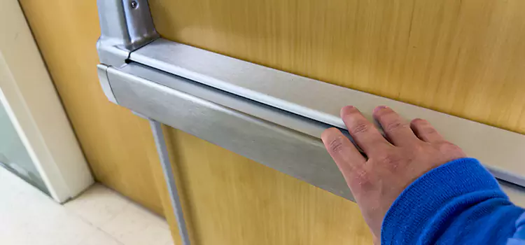 Installing a Push Bar on a Door Sault Ste. Marie